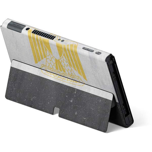 Egypt Flag Distressed Nintendo Switch OLED (2021) Skin